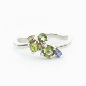 ClusterHue Prsten – Green cluster