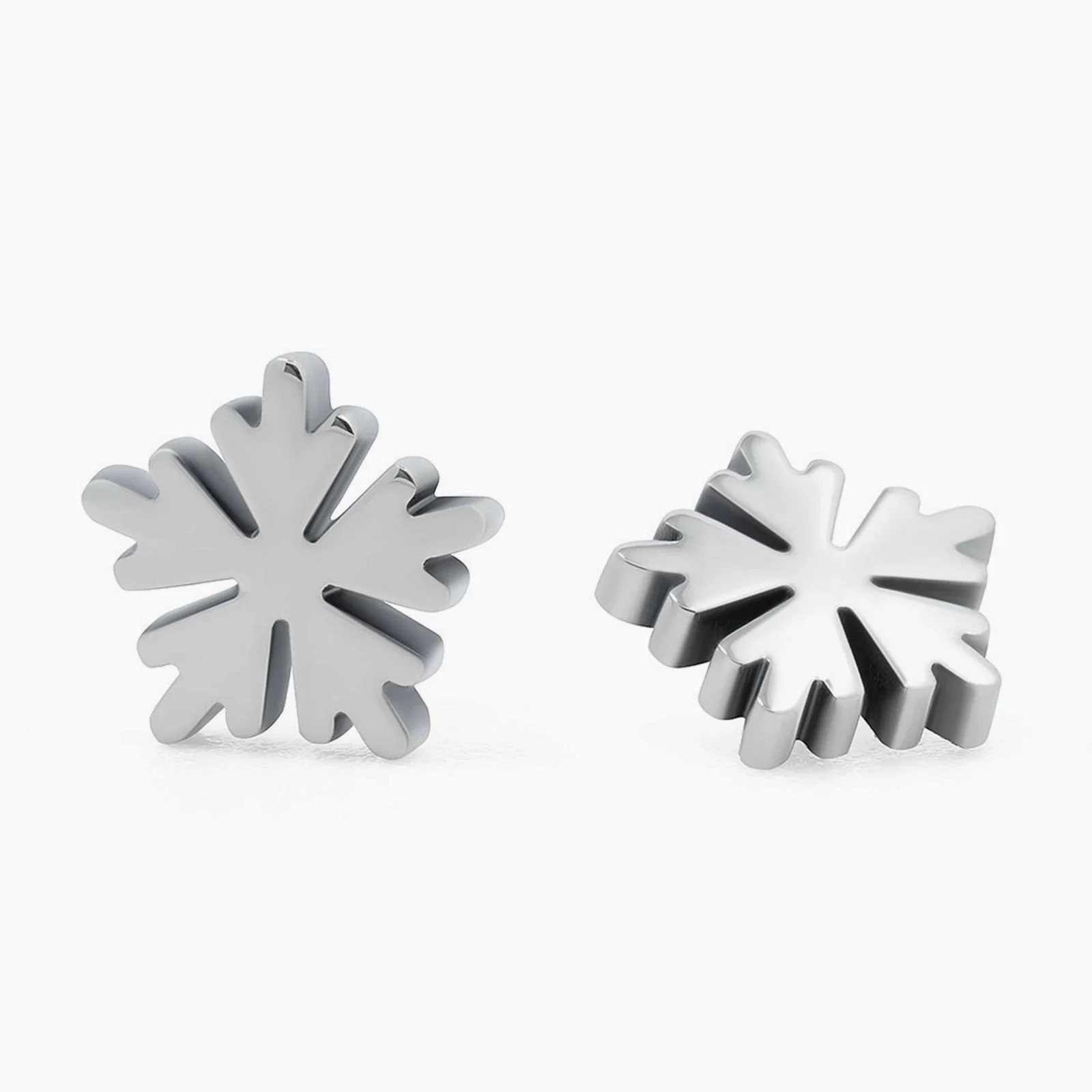 Náušnice pro piercing s vnitřním závitem Snowflake A