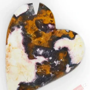 Originální přívěsek z Indian Blanket Stone QA, stříbro Ag 925/1000, srdce cca 39 x 31 mm, "životní energie" (IB5142P)