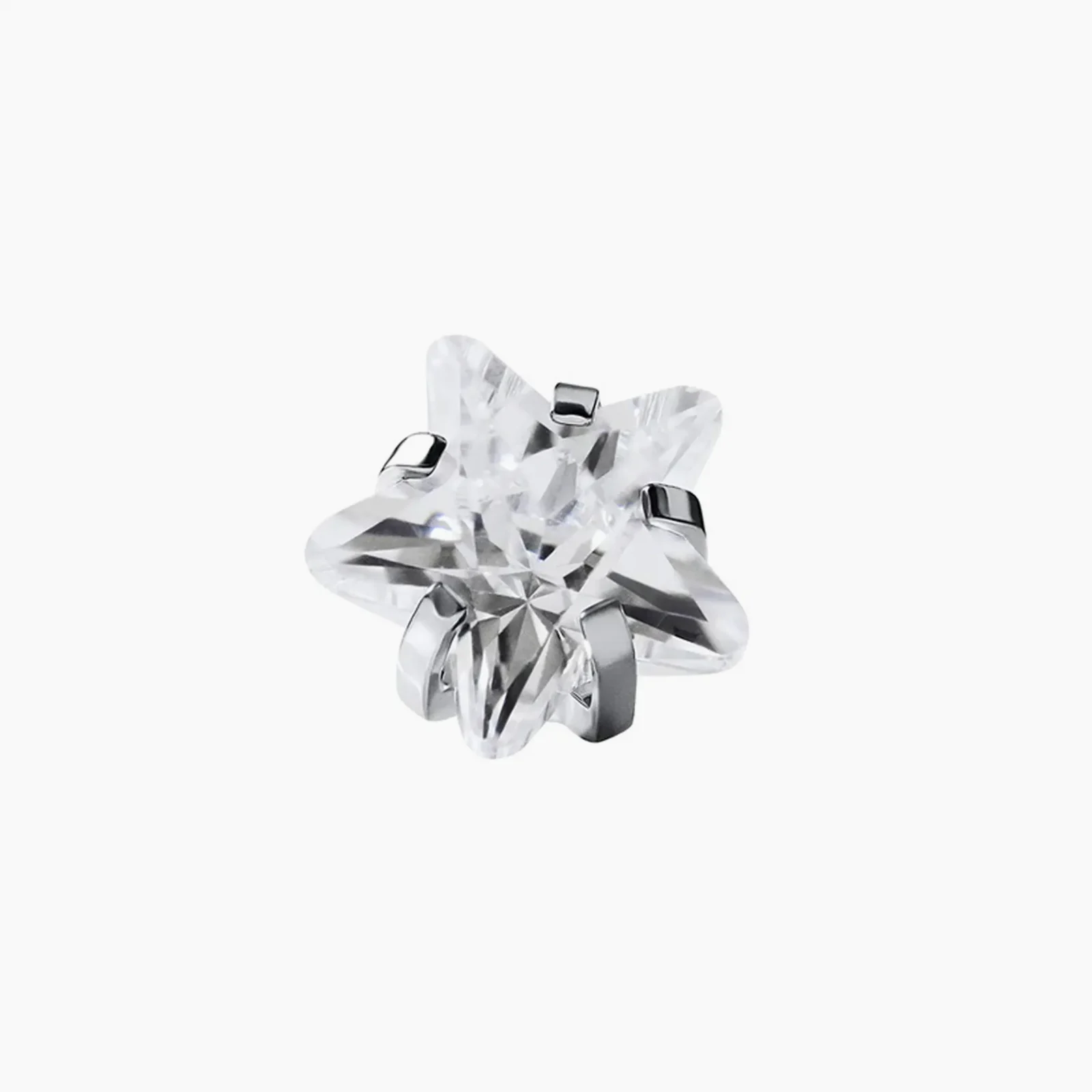 Piercing s vnitřním závitem Patrick s zirkonem