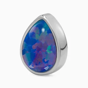 Titanový šperk s vnitřním závitem Opal Drop