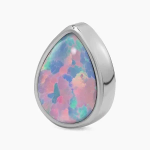Titanový šperk s vnitřním závitem Opal Drop