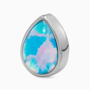 Titanový šperk s vnitřním závitem Opal Drop